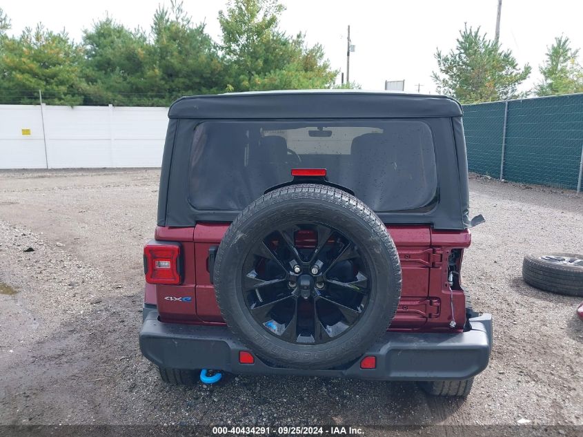 2022 Jeep Wrangler 4Xe Unlimited Sahara 4X4 VIN: 1C4JJXP65NW128954 Lot: 40434291