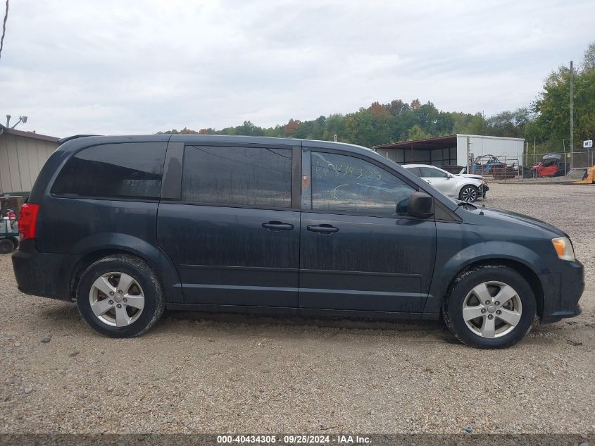 2013 Dodge Grand Caravan Se VIN: 2C4RDGBG7DR703847 Lot: 40434305