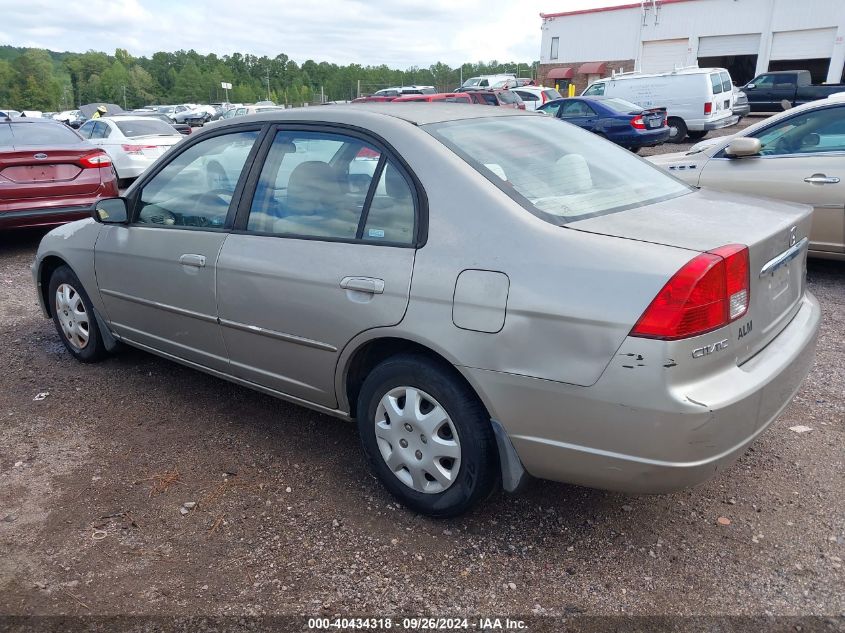 2003 Honda Civic Lx VIN: 2HGES16513H597931 Lot: 40434318