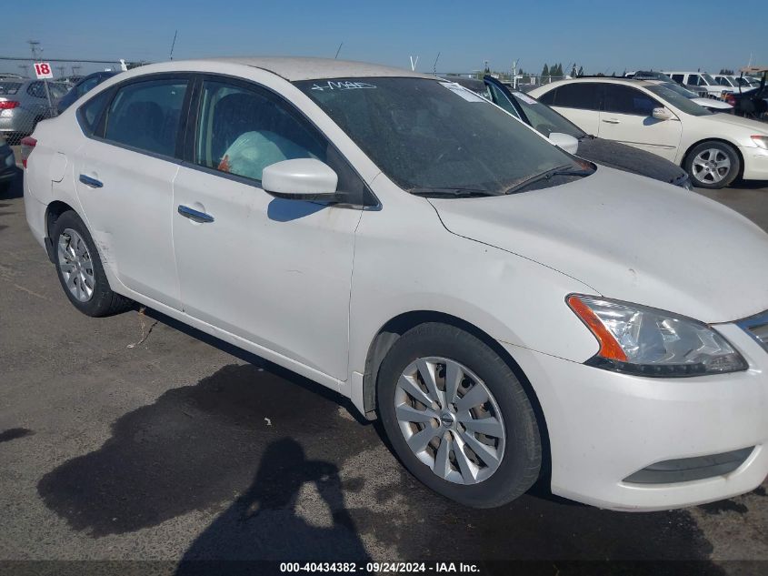 2013 Nissan Sentra S VIN: 3N1AB7AP3DL797830 Lot: 40434382