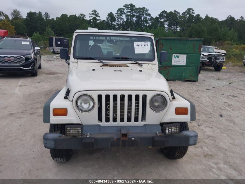 1998 Jeep Wrangler Sport VIN: 1J4FY19S1WP785216 Lot: 40434389