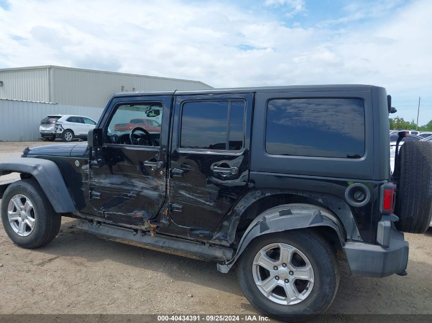 2018 Jeep Wrangler Jk Unlimited Sport S 4X4 VIN: 1C4BJWDG8JL835375 Lot: 40434391