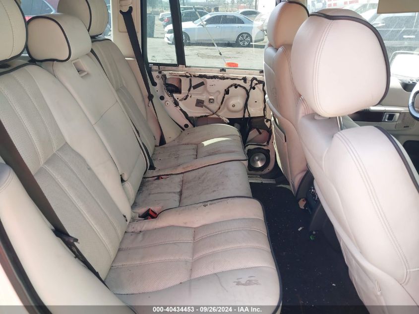 2008 Land Rover Range Rover Hse VIN: SALMF15418A280527 Lot: 40434453