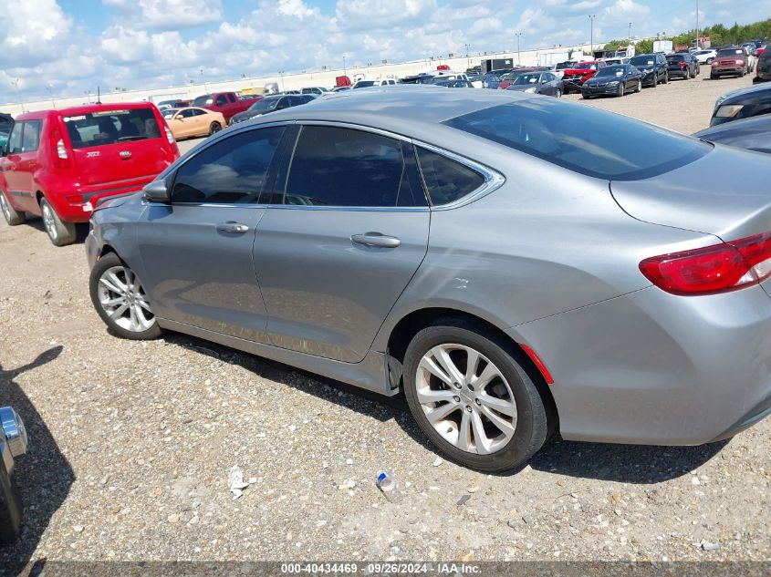 2016 Chrysler 200 Lx VIN: 1C3CCCFB9GM182725 Lot: 40434469