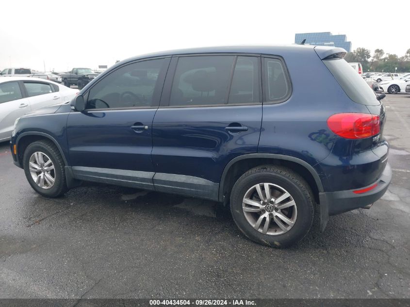 WVGAV7AX4CW588833 2012 Volkswagen Tiguan S