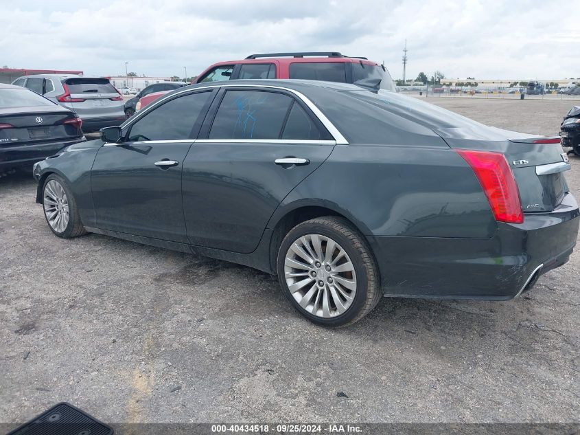 VIN 1G6AX5SX5H0185541 2017 CADILLAC CTS LUXURY