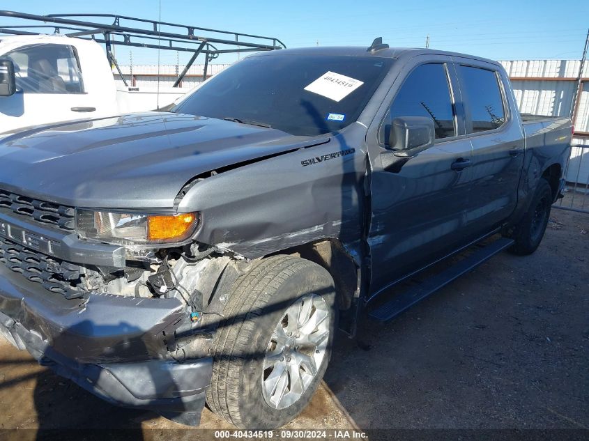 2021 Chevrolet Silverado 1500 2Wd Short Bed Custom VIN: 3GCPWBEK6MG420690 Lot: 40434519