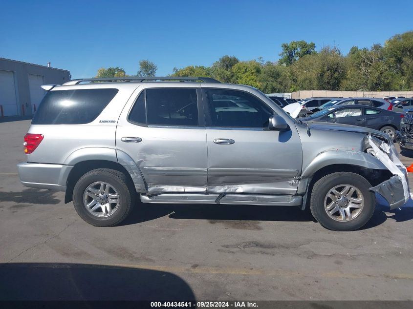 2004 Toyota Sequoia Limited V8 VIN: 5TDBT48A04S229852 Lot: 40434541