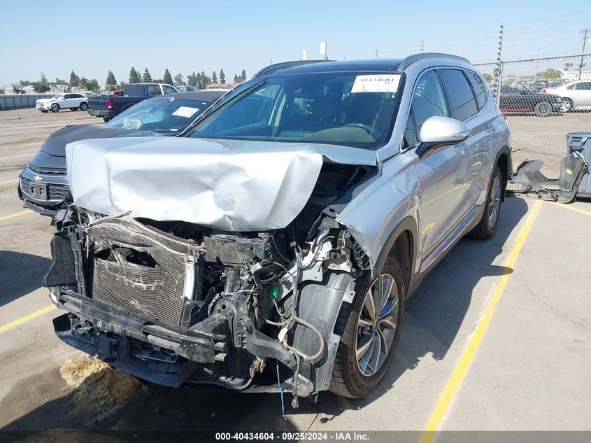 VIN 5NMS5CAD6KH010824 2019 HYUNDAI SANTA FE LIMITED