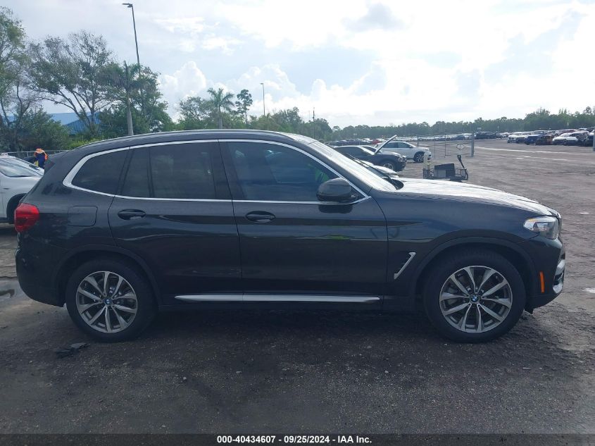 2019 BMW X3 Sdrive30I VIN: 5UXTR7C55KLF28798 Lot: 40434607