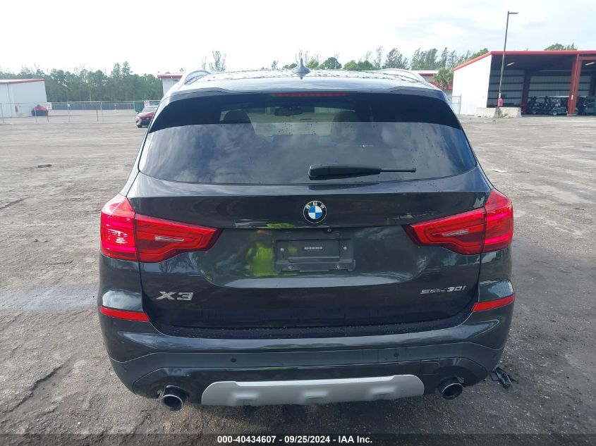 5UXTR7C55KLF28798 2019 BMW X3 Sdrive30I