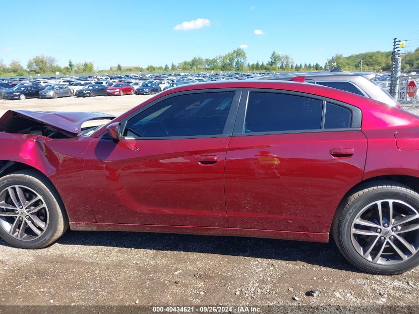 2019 Dodge Charger Sxt VIN: 2C3CDXJGXKH580186 Lot: 40434621