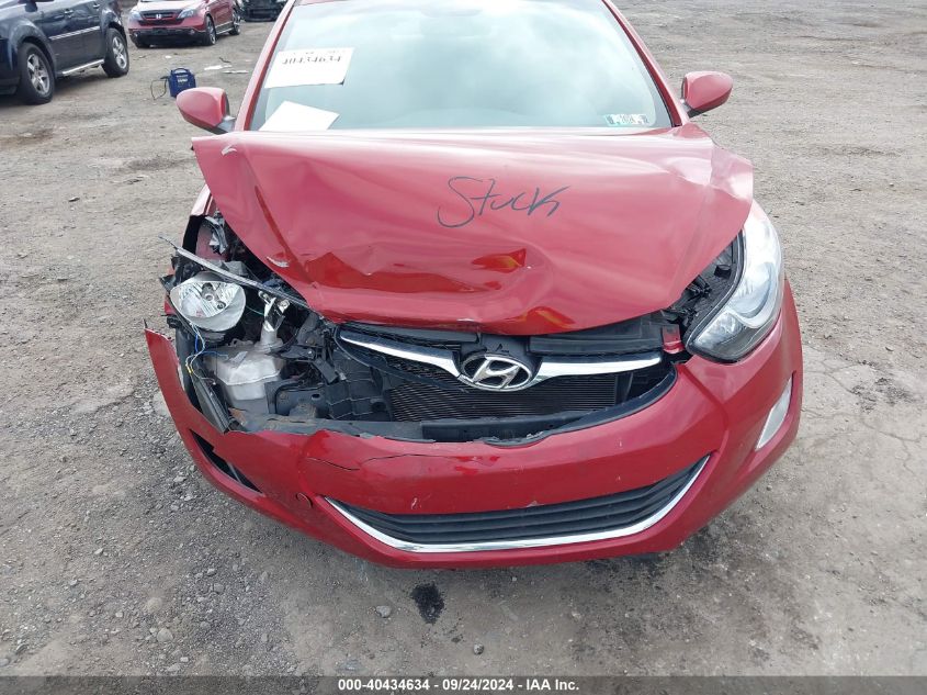 2012 Hyundai Elantra Gls (Ulsan Plant) VIN: KMHDH4AE7CU460289 Lot: 40434634