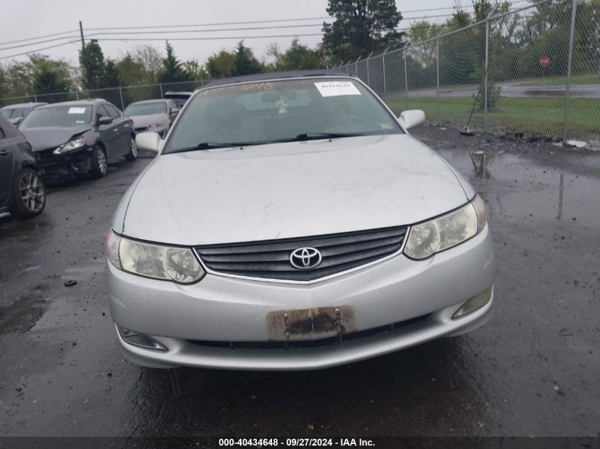 2003 Toyota Camry Solara Sle V6 VIN: 2T1FF28P43C885626 Lot: 40434648