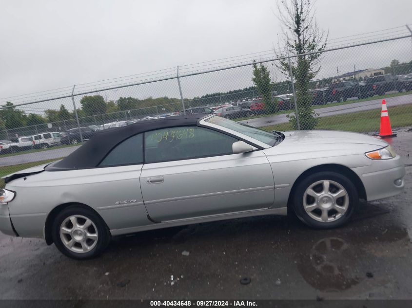 2003 Toyota Camry Solara Sle V6 VIN: 2T1FF28P43C885626 Lot: 40434648