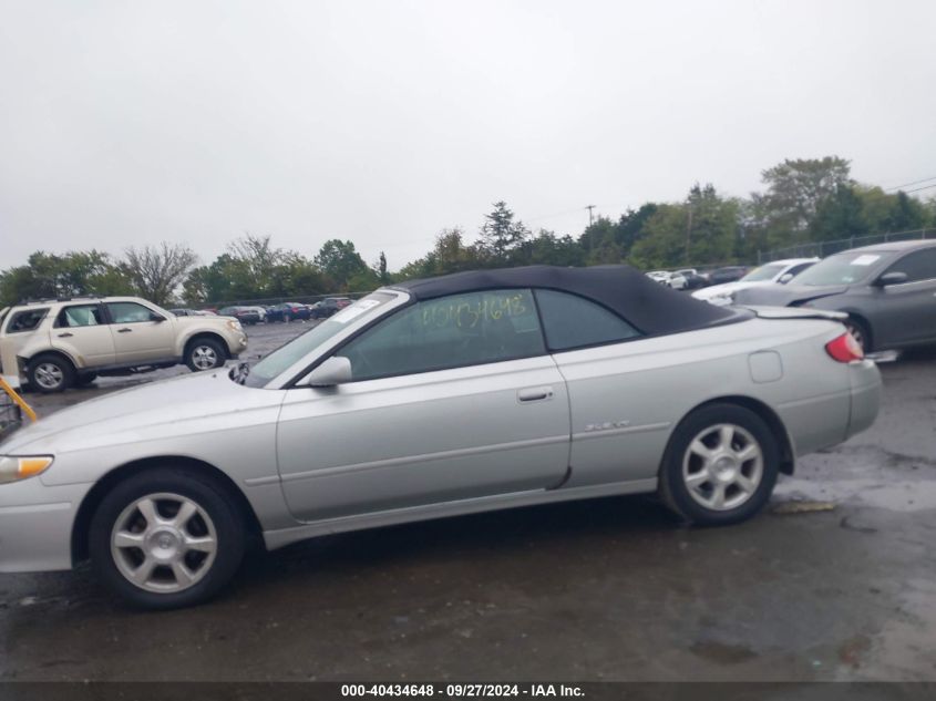 2003 Toyota Camry Solara Sle V6 VIN: 2T1FF28P43C885626 Lot: 40434648