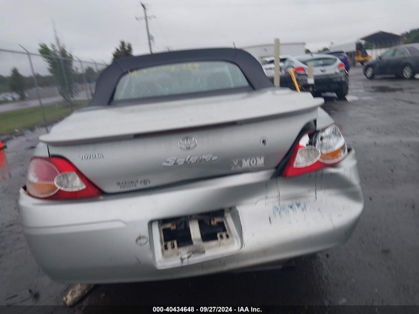 2003 Toyota Camry Solara Sle V6 VIN: 2T1FF28P43C885626 Lot: 40434648