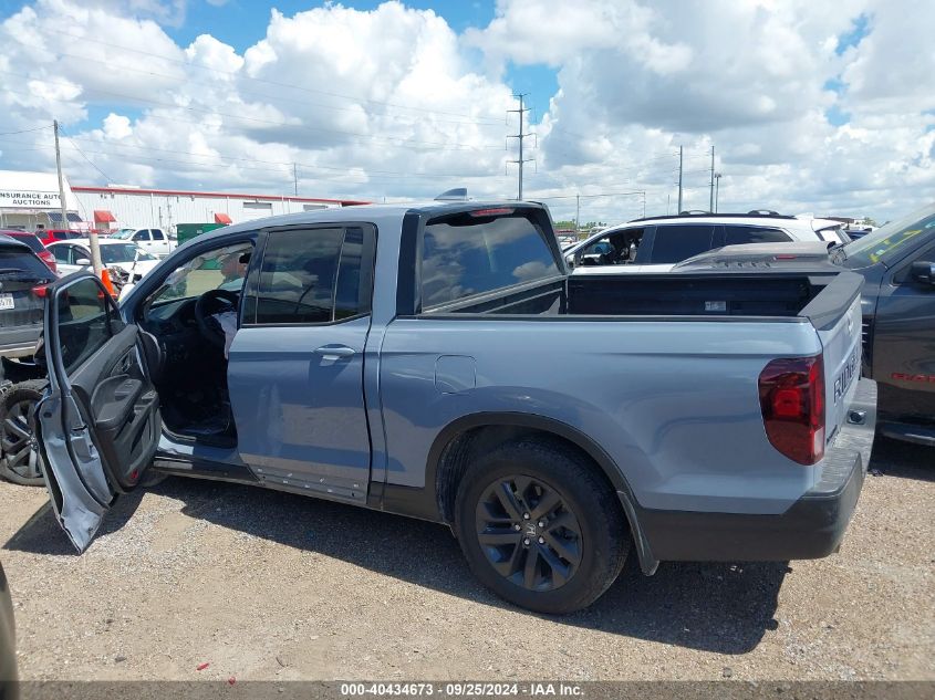 2024 Honda Ridgeline Sport VIN: 5FPYK3F14RB004315 Lot: 40434673