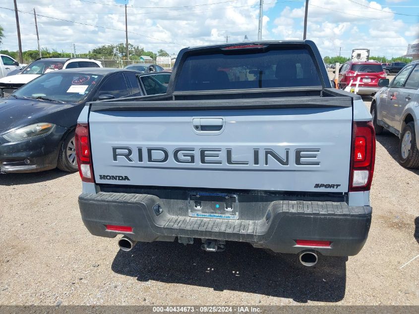 2024 Honda Ridgeline Sport VIN: 5FPYK3F14RB004315 Lot: 40434673