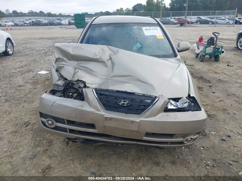 2006 Hyundai Elantra Gls/Limited VIN: KMHDN46D86U376057 Lot: 40434703