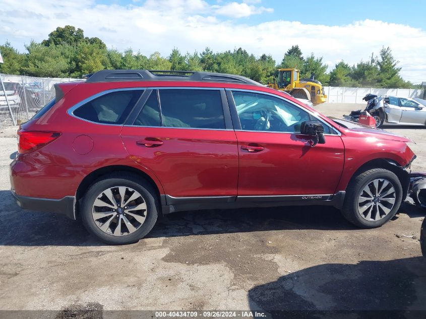 2017 Subaru Outback 2.5I Limited VIN: 4S4BSAKC5H3215086 Lot: 40434709