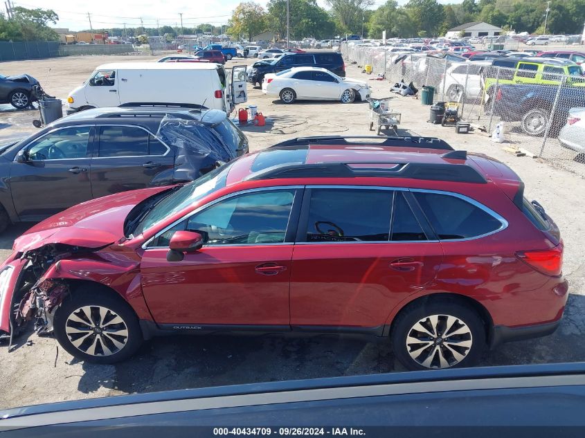 2017 Subaru Outback 2.5I Limited VIN: 4S4BSAKC5H3215086 Lot: 40434709