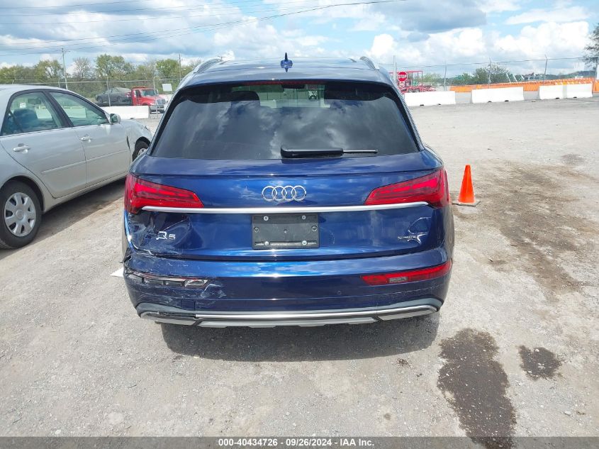 2021 Audi Q5 Premium 45 Tfsi Quattro S Tronic VIN: WA1AAAFY7M2008928 Lot: 40434726