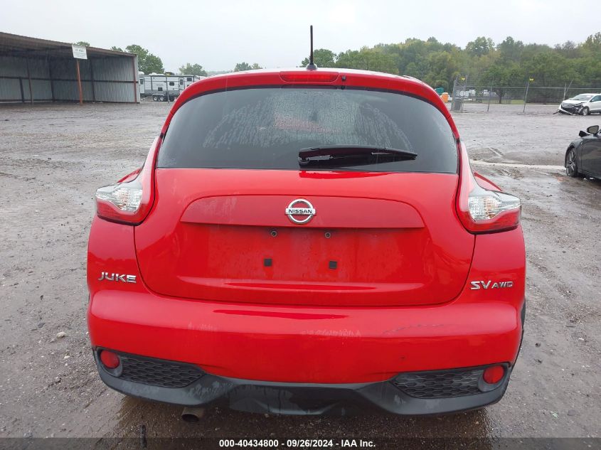 2015 Nissan Juke Sv VIN: JN8AF5MV5FT556645 Lot: 40434800