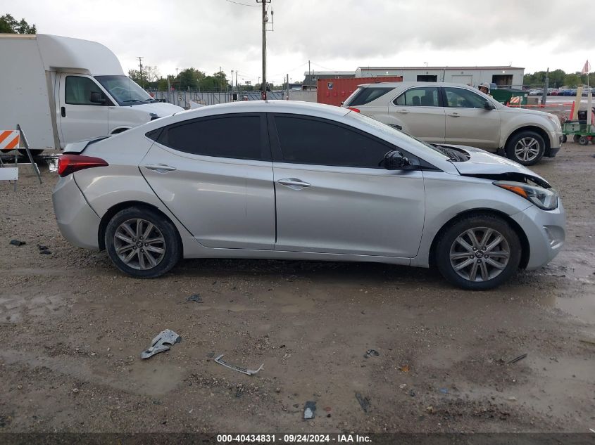 2014 Hyundai Elantra Se VIN: 5NPDH4AE9EH473854 Lot: 40434831