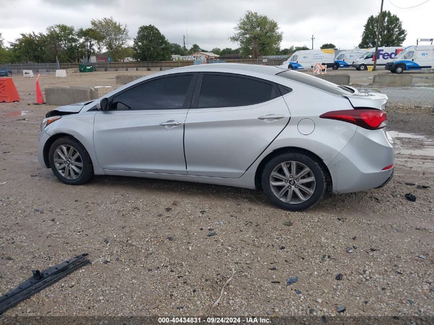 2014 Hyundai Elantra Se VIN: 5NPDH4AE9EH473854 Lot: 40434831