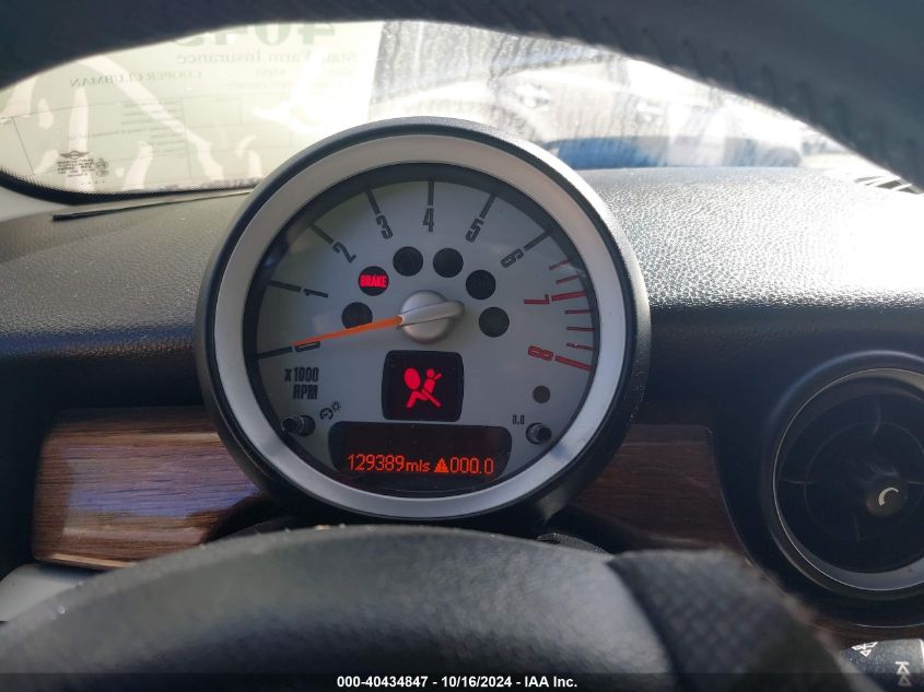 2010 Mini Cooper S Clubman VIN: WMWMM3C51ATP75872 Lot: 40434847