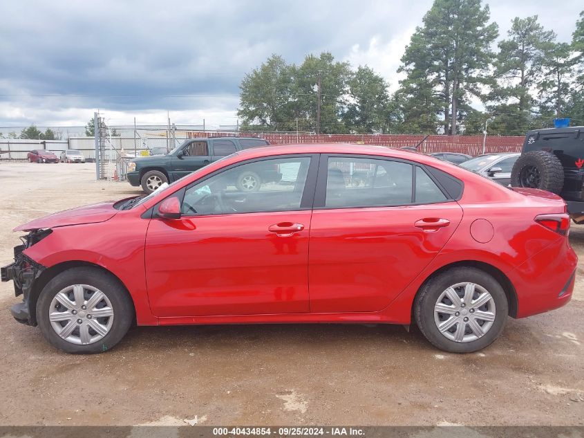 2022 Kia Rio S VIN: 3KPA24AD9NE491013 Lot: 40434854