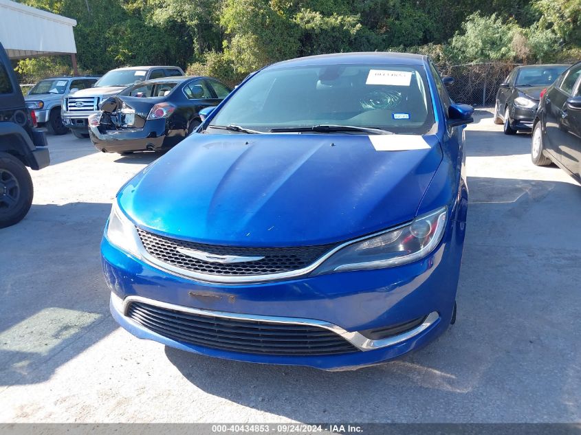 2015 Chrysler 200 Limited VIN: 1C3CCCAB3FN669207 Lot: 40434853