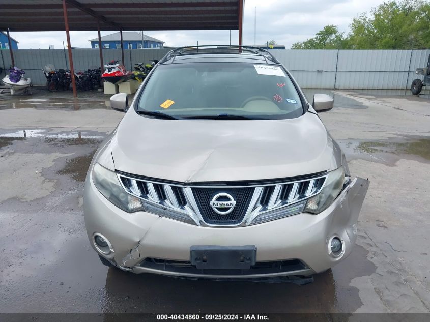 2010 Nissan Murano Le VIN: JN8AZ1MU1AW010195 Lot: 40434860