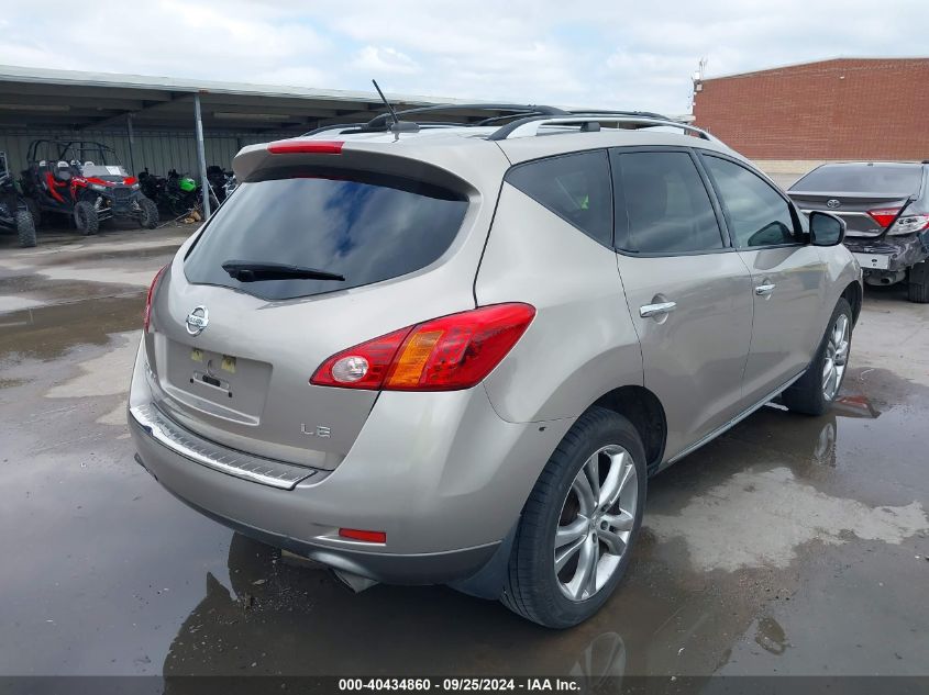 2010 Nissan Murano Le VIN: JN8AZ1MU1AW010195 Lot: 40434860