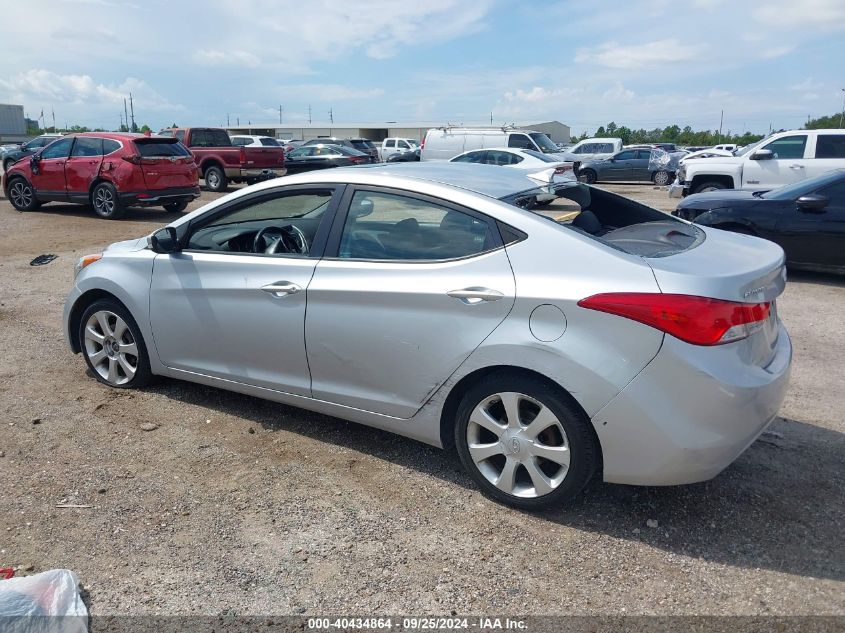 2012 Hyundai Elantra Limited VIN: 5NPDH4AEXCH084556 Lot: 40434864