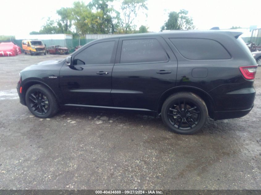 2022 Dodge Durango R/T Rwd VIN: 1C4SDHCT2NC224393 Lot: 40434888