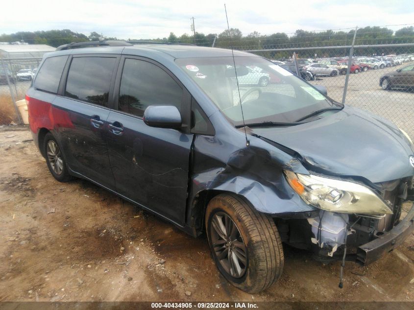 5TDYK3DC8ES441267 2014 Toyota Sienna Xle V6 8 Passenger