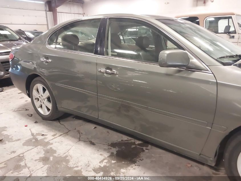 2005 Lexus Es 330 VIN: JTHBA30G755125736 Lot: 40434926