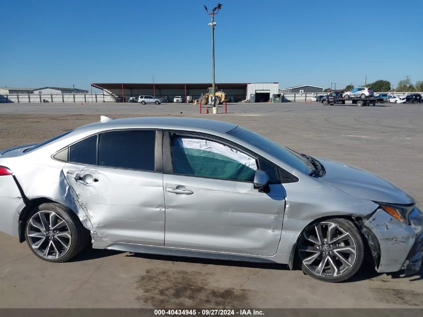 2021 Toyota Corolla Se VIN: 5YFS4MCE8MP059126 Lot: 40434945