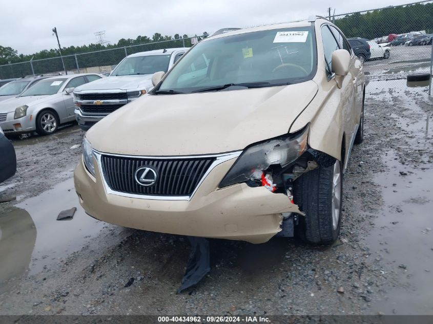 2010 Lexus Rx 350 350 VIN: 2T2ZK1BA3AC016306 Lot: 40434962