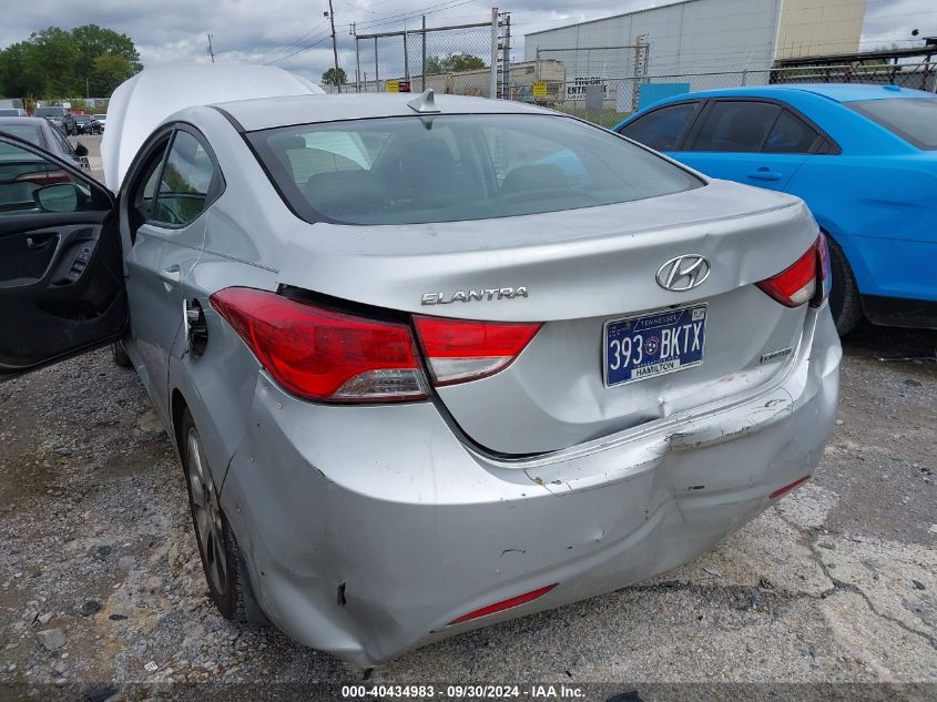 2013 Hyundai Elantra Limited VIN: KMHDH4AEXDU931191 Lot: 40434983