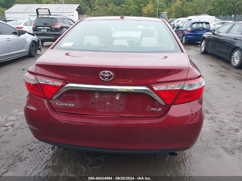 2015 Toyota Camry Xle VIN: 4T1BF1FKXFU926604 Lot: 40434994