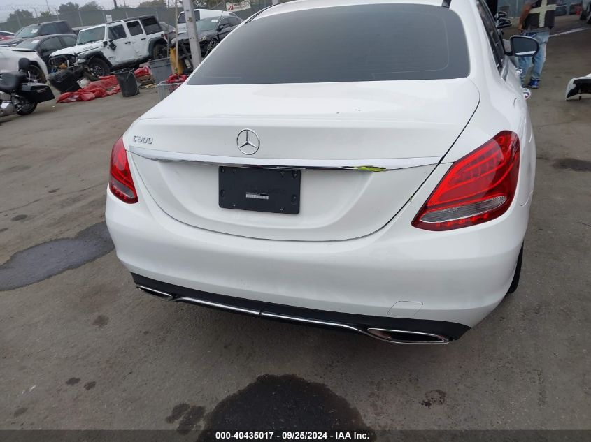 2018 Mercedes-Benz C 300 VIN: 55SWF4JB3JU263603 Lot: 40435017