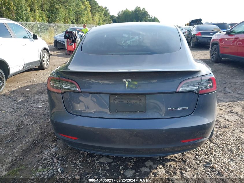 2022 Tesla Model 3 Performance Dual Motor All-Wheel Drive VIN: 5YJ3E1EC8NF139180 Lot: 40435021