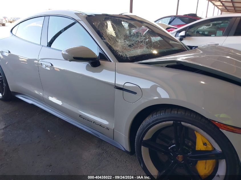 2022 Porsche Taycan Turbo/Turbo S VIN: WP0AC2Y18NSA54293 Lot: 40435022