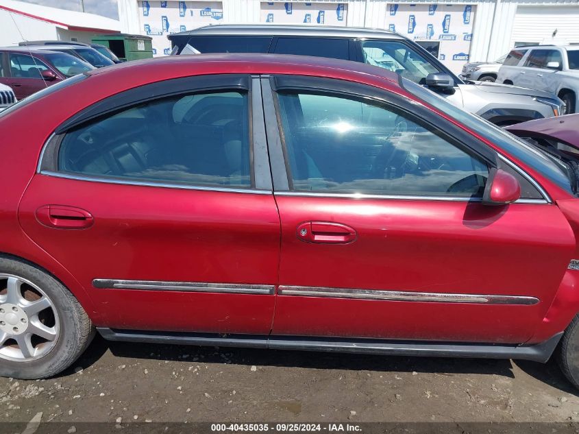 2001 Mercury Sable Ls Premium VIN: 1MEHM55S11G617834 Lot: 40435035