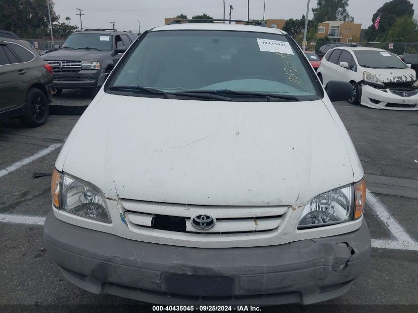 4T3ZF13C11U375457 2001 Toyota Sienna Le