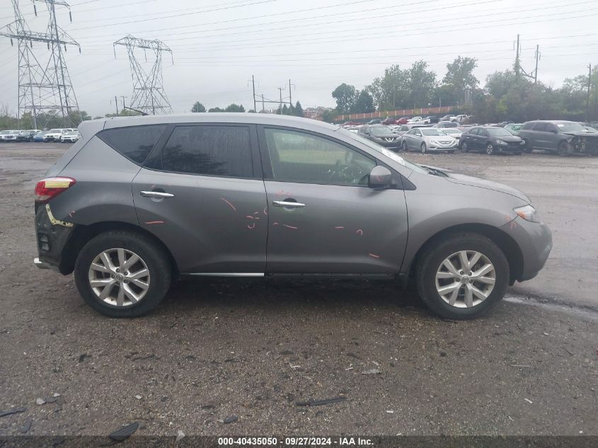 2013 Nissan Murano S VIN: JN8AZ1MW7DW304223 Lot: 40435050