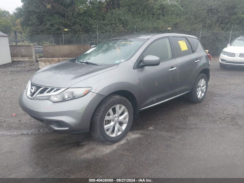 JN8AZ1MW7DW304223 2013 Nissan Murano S